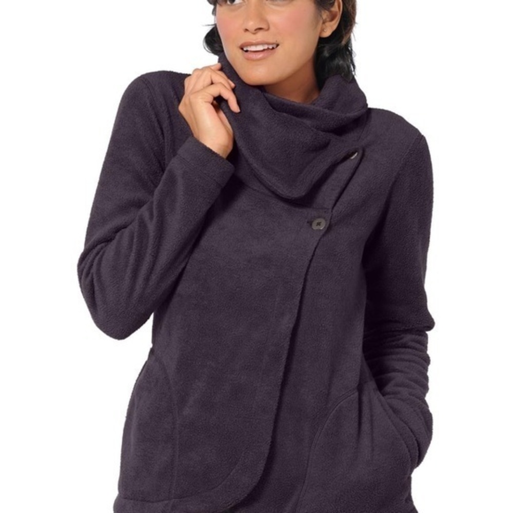 Horny Toad Wrapture fleece cardigan jacket. XS-small